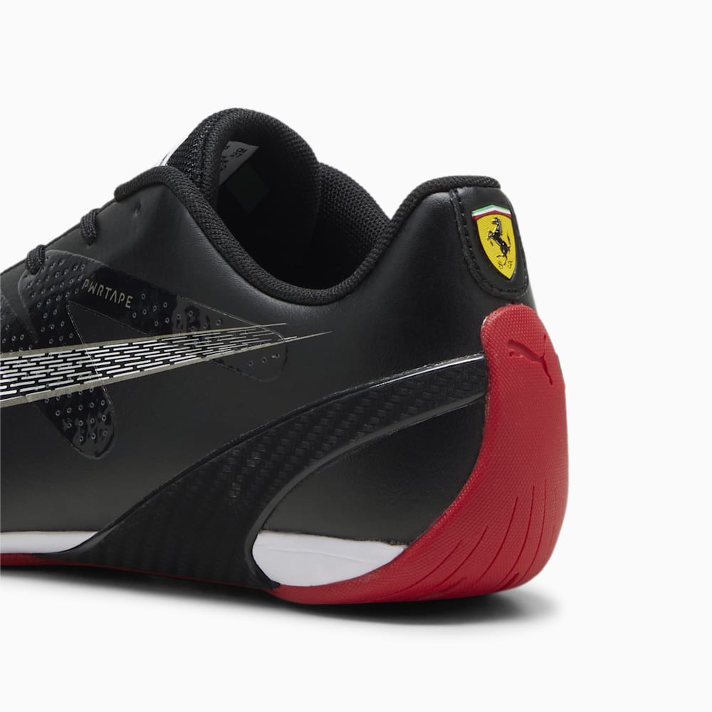 Puma Scuderia Ferrari Carbon Cat Driving Shoes - Black-White-Rosso Corsa