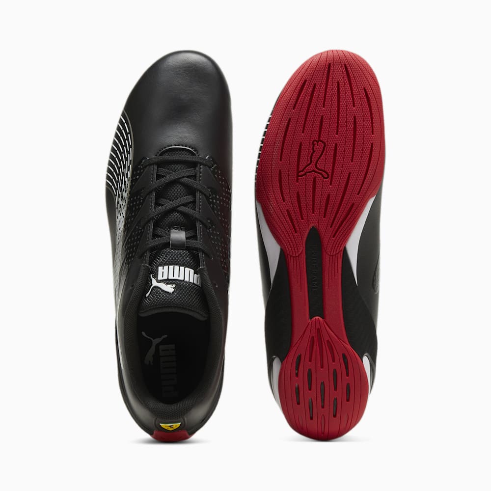 Puma Scuderia Ferrari Carbon Cat Driving Shoes - Black-White-Rosso Corsa