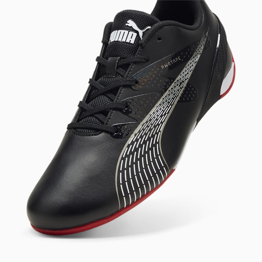 Puma Scuderia Ferrari Carbon Cat Driving Shoes - Black-White-Rosso Corsa