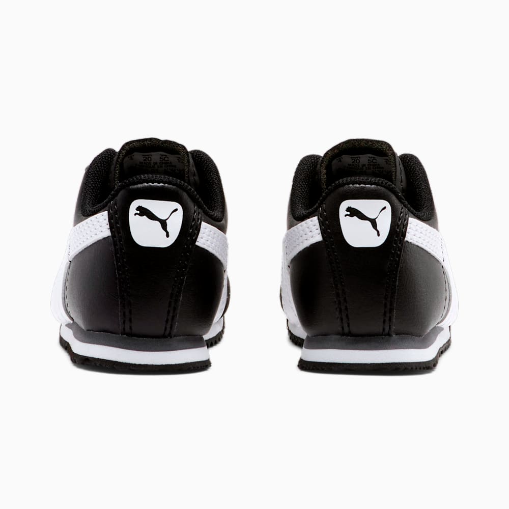 Puma Roma Basic Toddler Shoes - black-white-silver