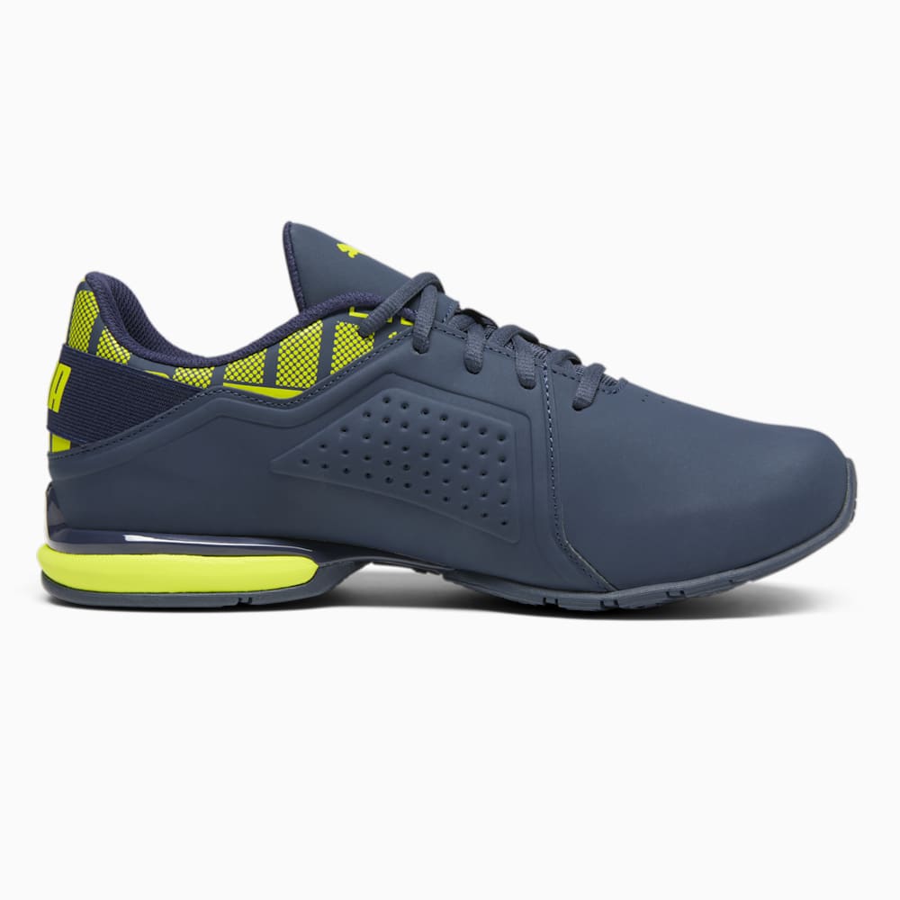 Puma Viz Runner Repeat Running Sneakers - Club Navy-Lime Sheen