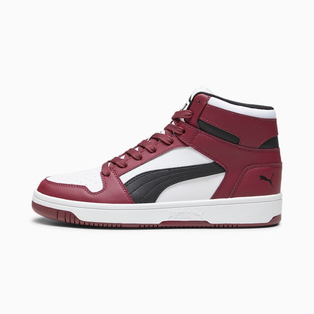 Puma Rebound LayUp Sneakers - White-Black-Dark Jasper