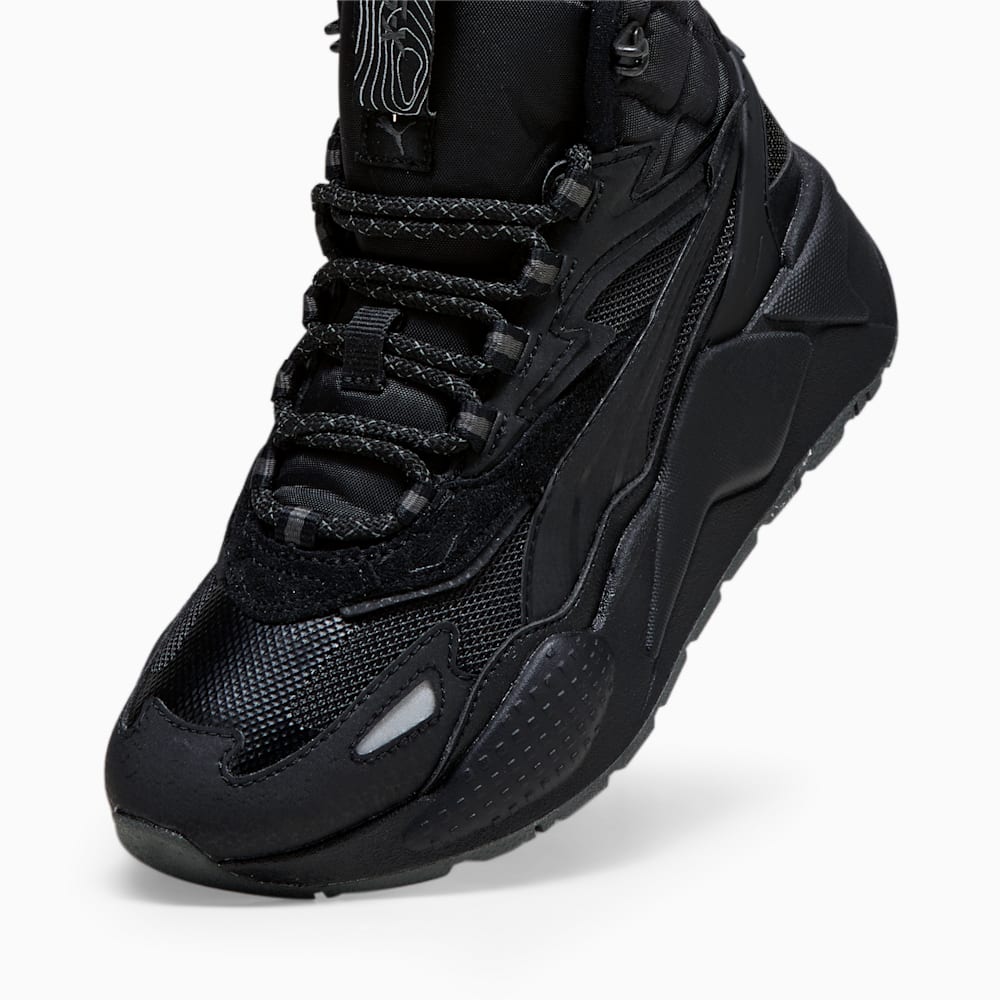 Puma RS-X Hi Big Kids Sneakers - Black-Shadow Gray