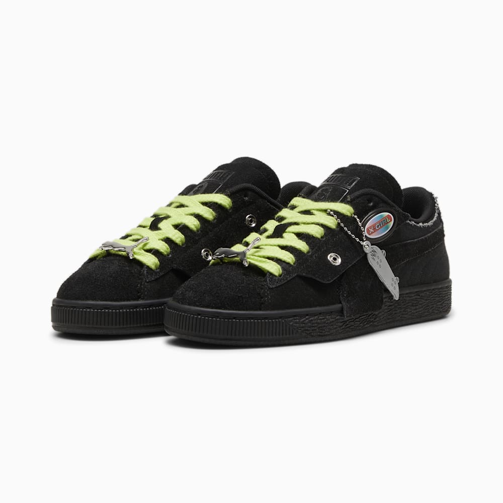 Puma x X-GIRL Suede Sneakers - Black-Ravish