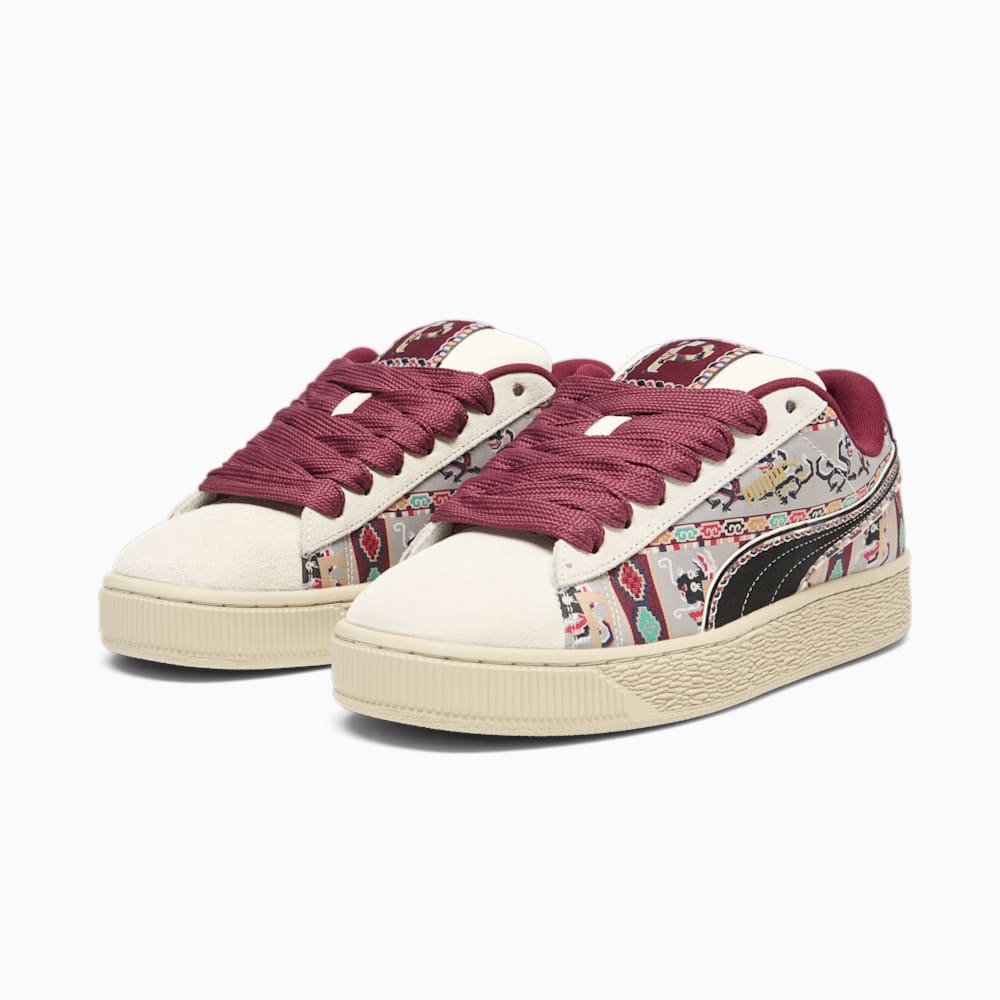 Puma Suede XL BZ - Warm White-Black-Team Regal Red-Putty