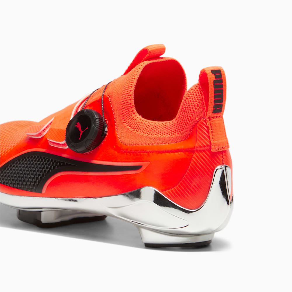 Puma PWRSPIN Indoor Cycling Shoes - Ultra Orange-Black