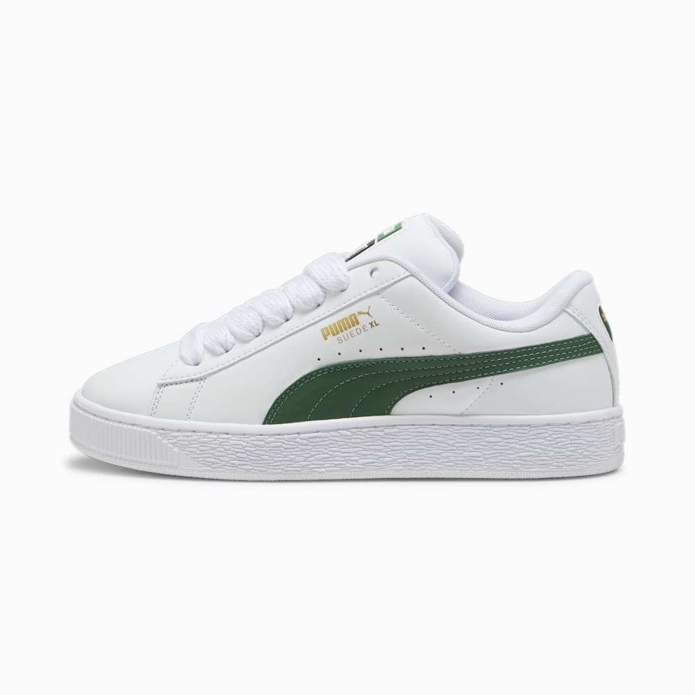 Puma Suede XL Leather Sneakers - White-Vine