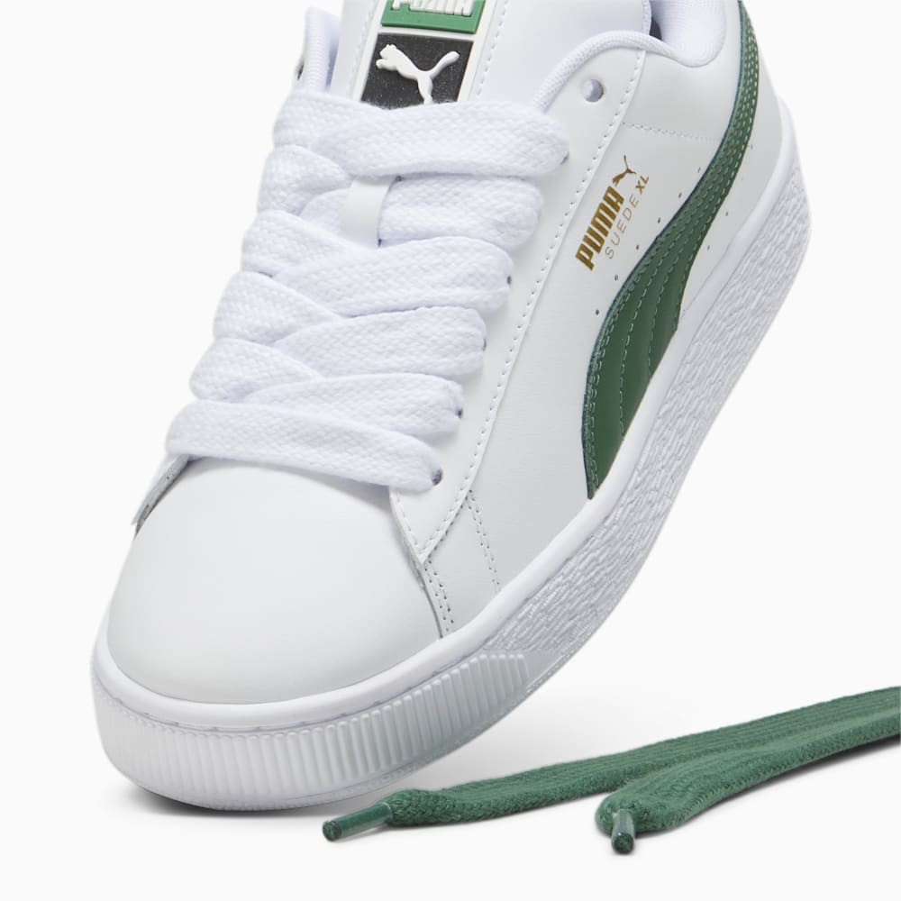 Puma Suede XL Leather Sneakers - White-Vine