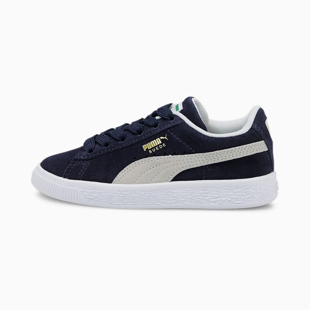 Puma Suede Classic XXI Little Kids Shoes - Peacoat-White