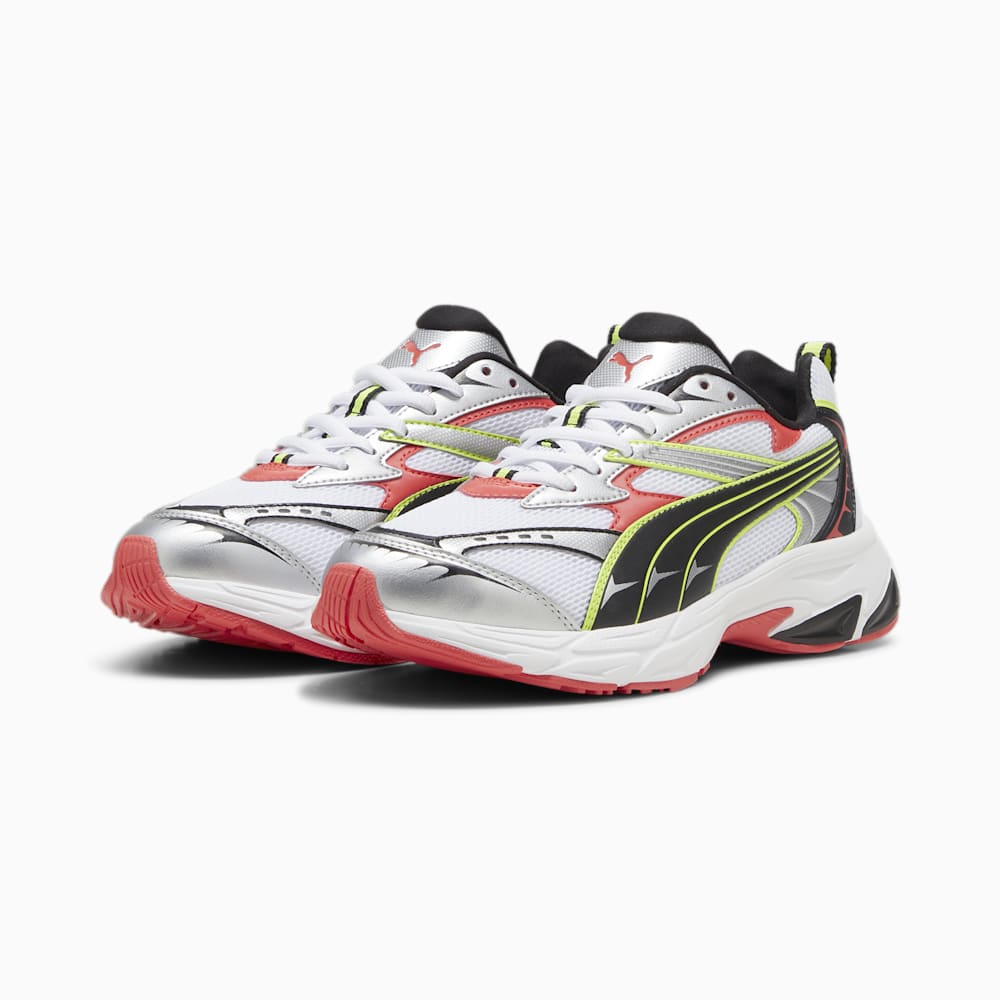 Puma Morphic Sneakers - White-Active Red-Black