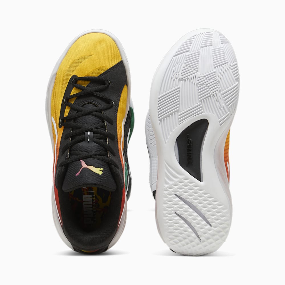 Puma All-Pro NITRO™ SHOWTIME Basketball Shoes - Yellow Sizzle-Purple Glimmer