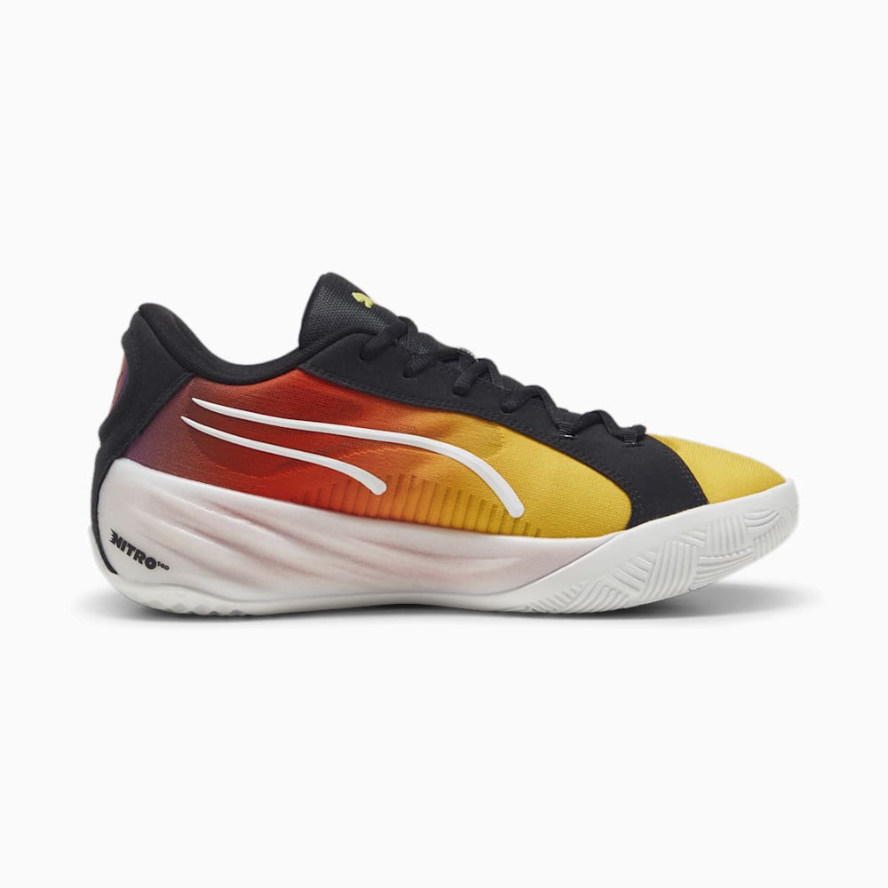 Puma All-Pro NITRO™ SHOWTIME Basketball Shoes - Yellow Sizzle-Purple Glimmer