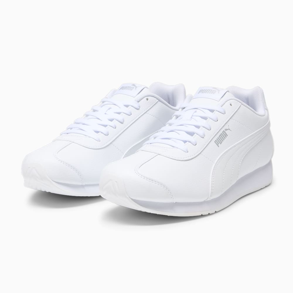 Puma Turin III Trainers - White-White