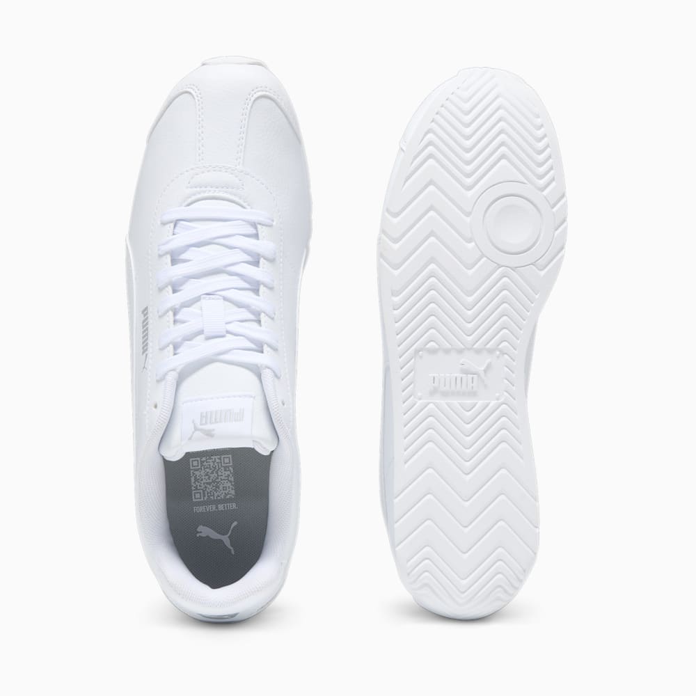 Puma Turin III Trainers - White-White