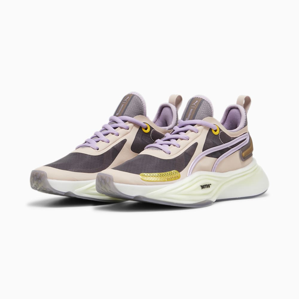 Puma x lemlem PWR NITRO™ SQD Training Shoes - Rose Quartz-Yellow Sizzle-Frozen Grape