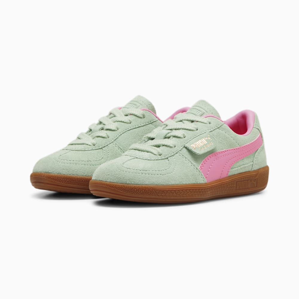 Puma Palermo Little Kids Sneakers - Fresh Mint-Fast Pink