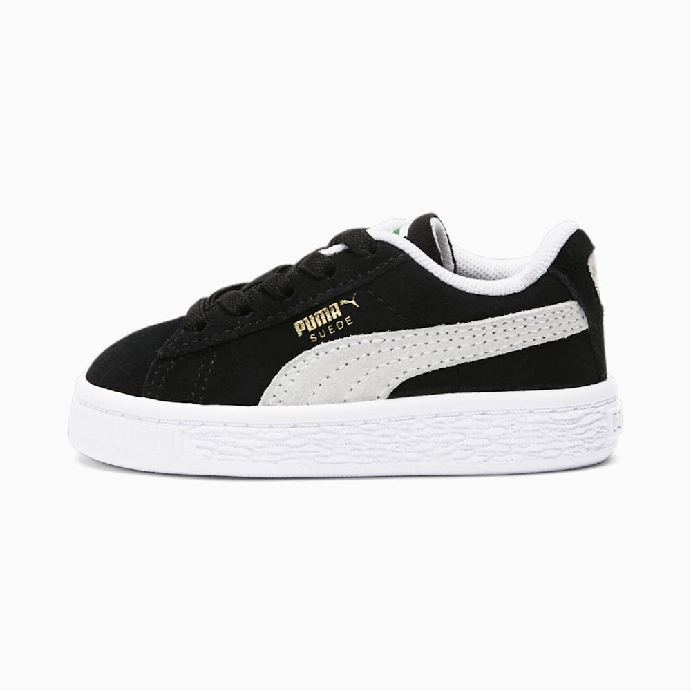 Puma Suede Classic XXI Toddler Shoes - Black-White