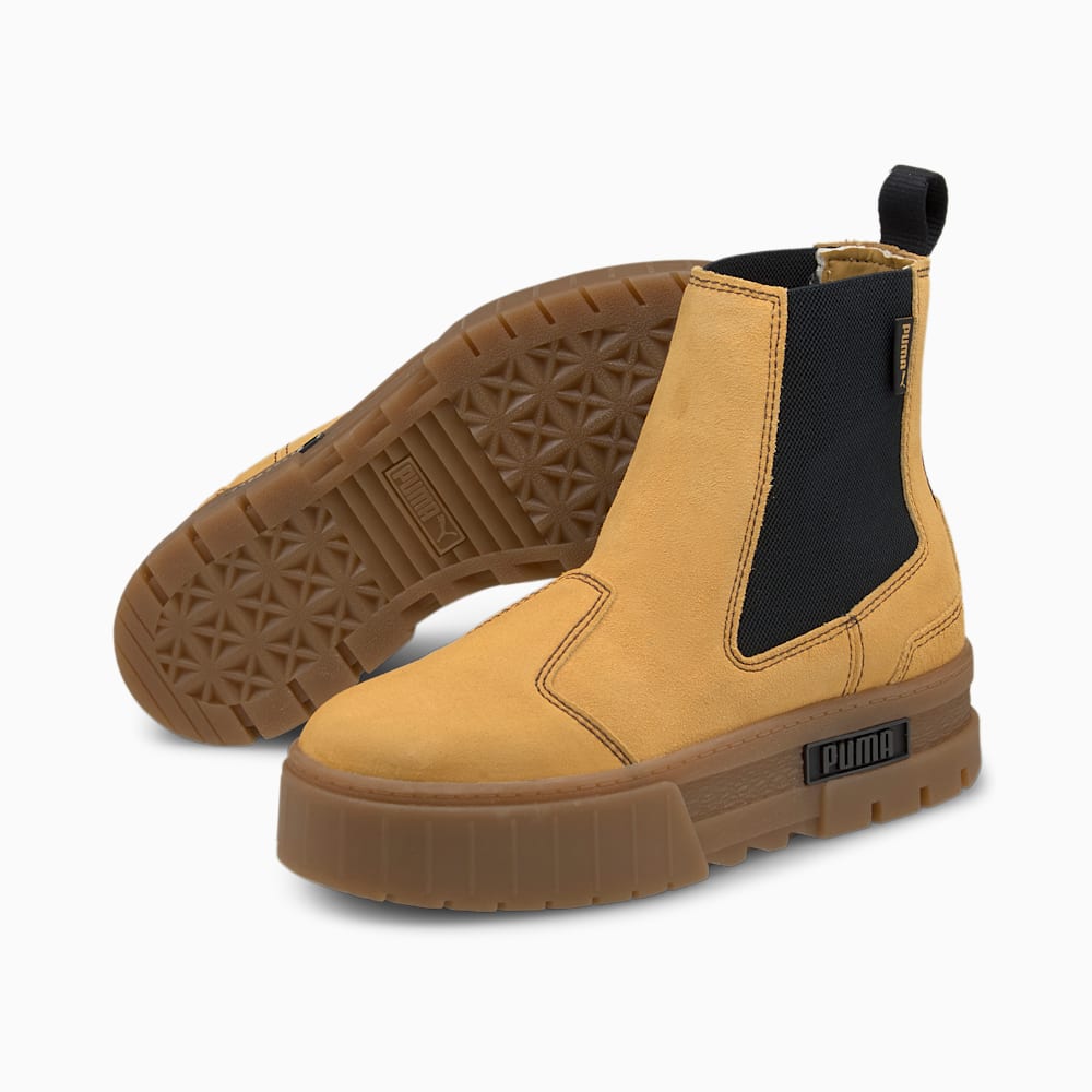 Puma Mayze Chelsea Suede Boots - Taffy