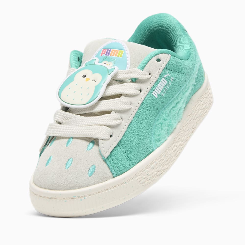 Puma PUMA x SQUISHMALLOWS Suede XL Winston Little Kids Sneakers - Warm White-Alpine Snow-Elektro Pool