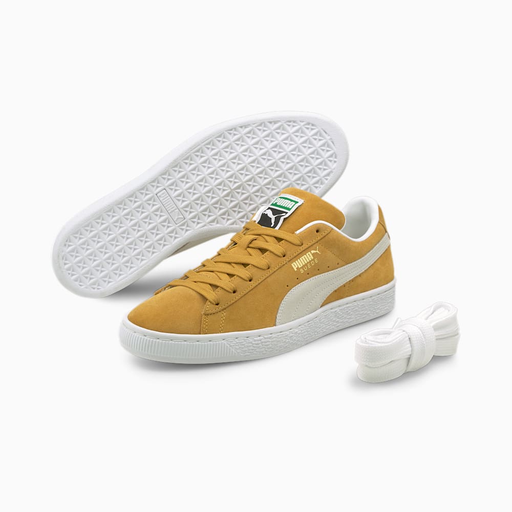 Puma Suede Classic XXI Sneakers - Honey Mustard-White