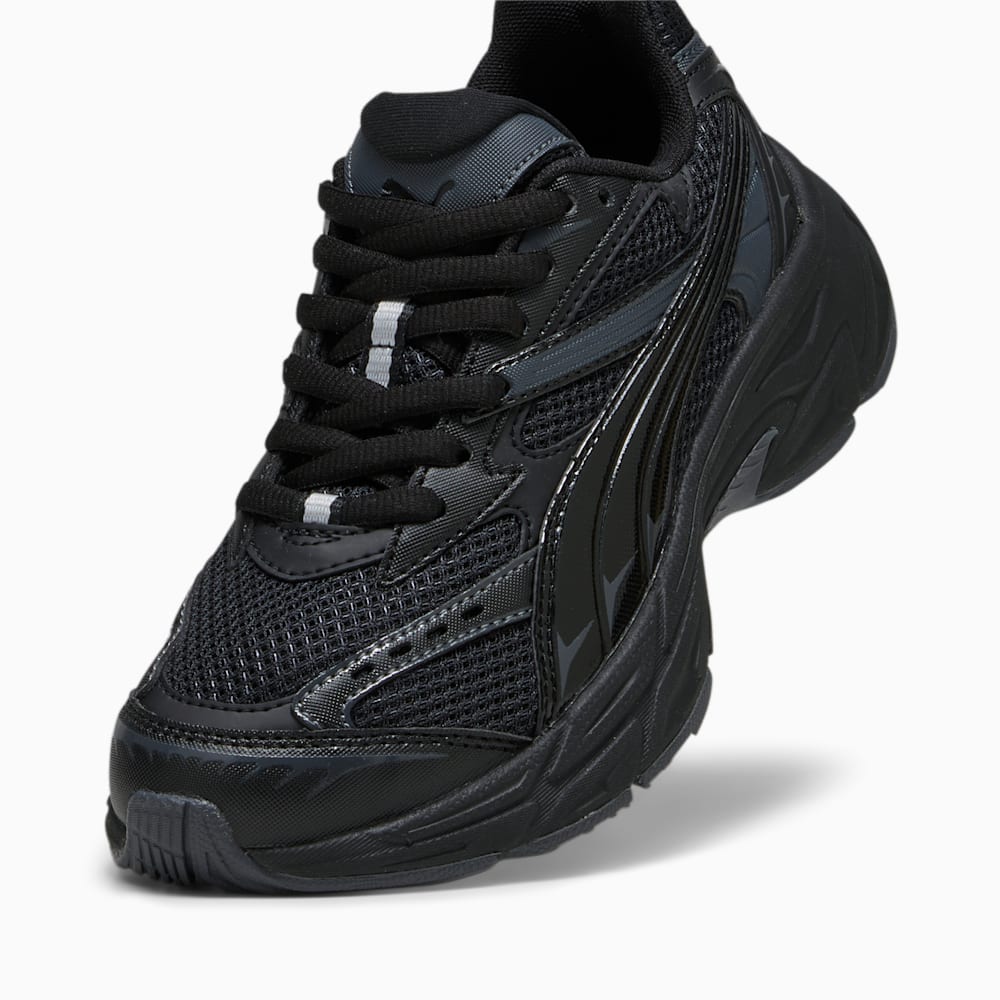 Puma Morphic Base Big Kids Sneakers - Black-Strong Gray