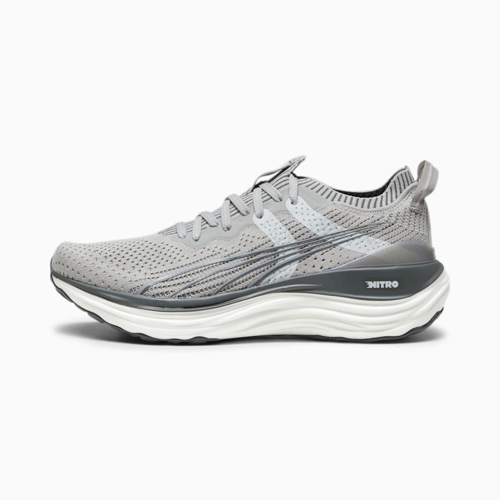 Puma ForeverRun NITRO™ Knit Running Shoes - Concrete Gray-Flat Dark Gray