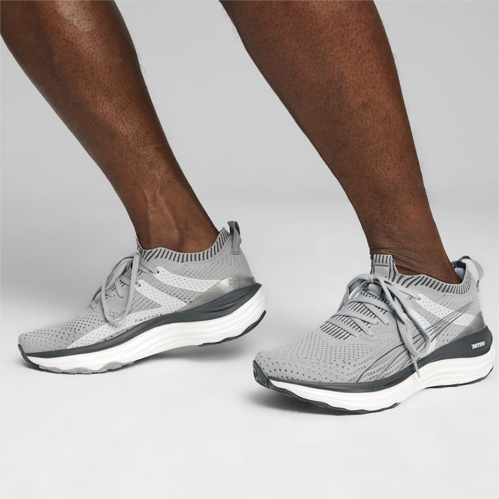 Puma ForeverRun NITRO™ Knit Running Shoes - Concrete Gray-Flat Dark Gray