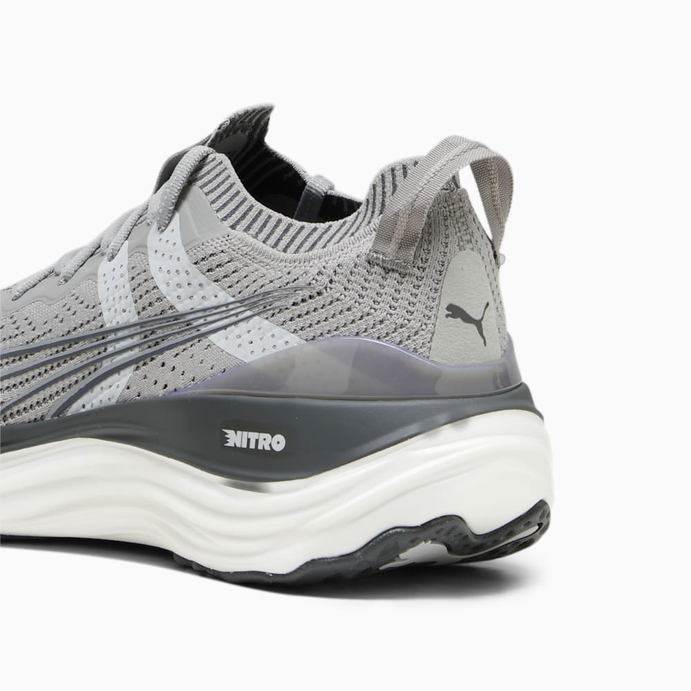 Puma ForeverRun NITRO™ Knit Running Shoes - Concrete Gray-Flat Dark Gray