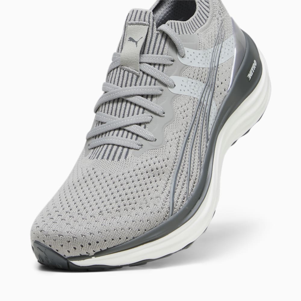 Puma ForeverRun NITRO™ Knit Running Shoes - Concrete Gray-Flat Dark Gray