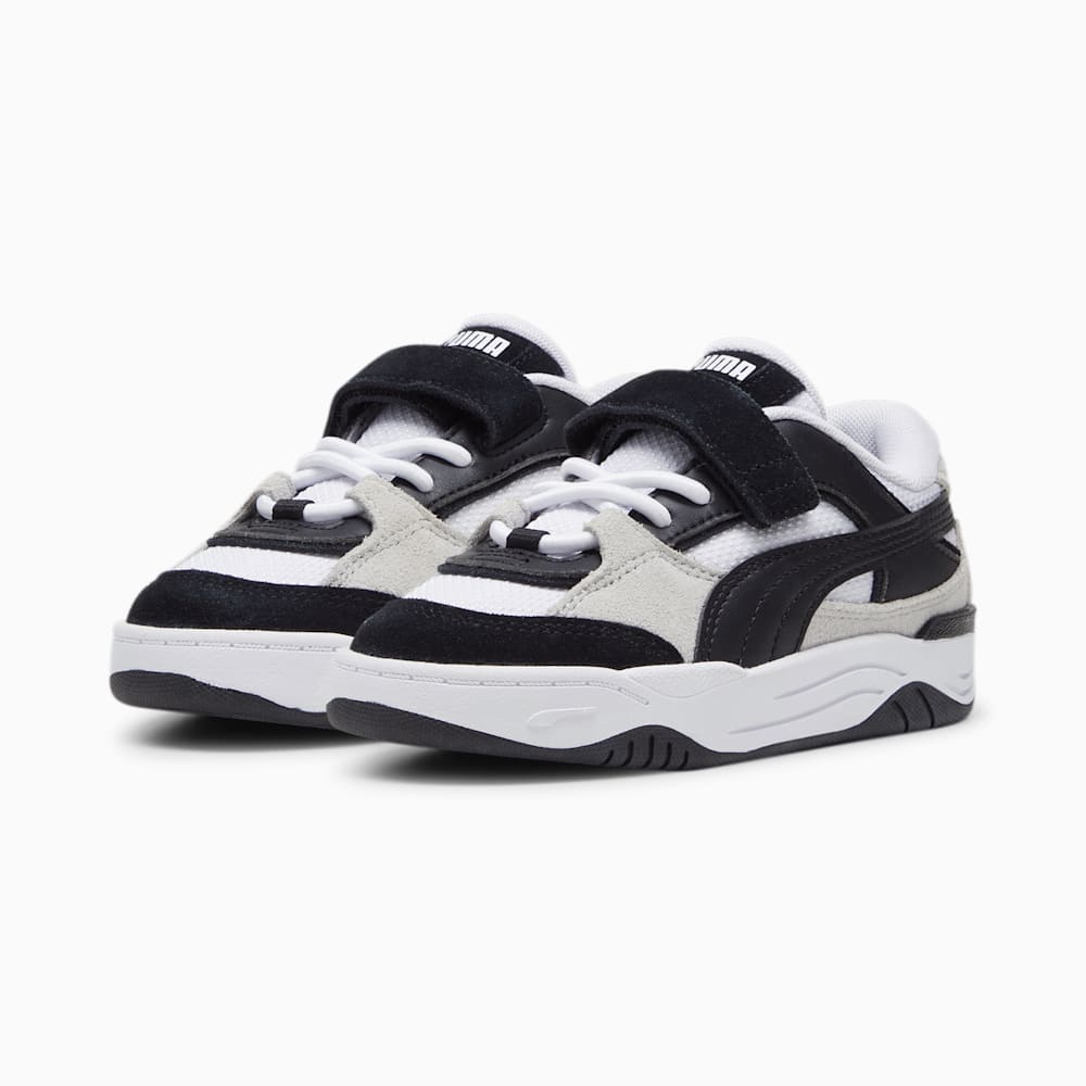 Puma PUMA-180 Little Kids Sneakers - White-Black