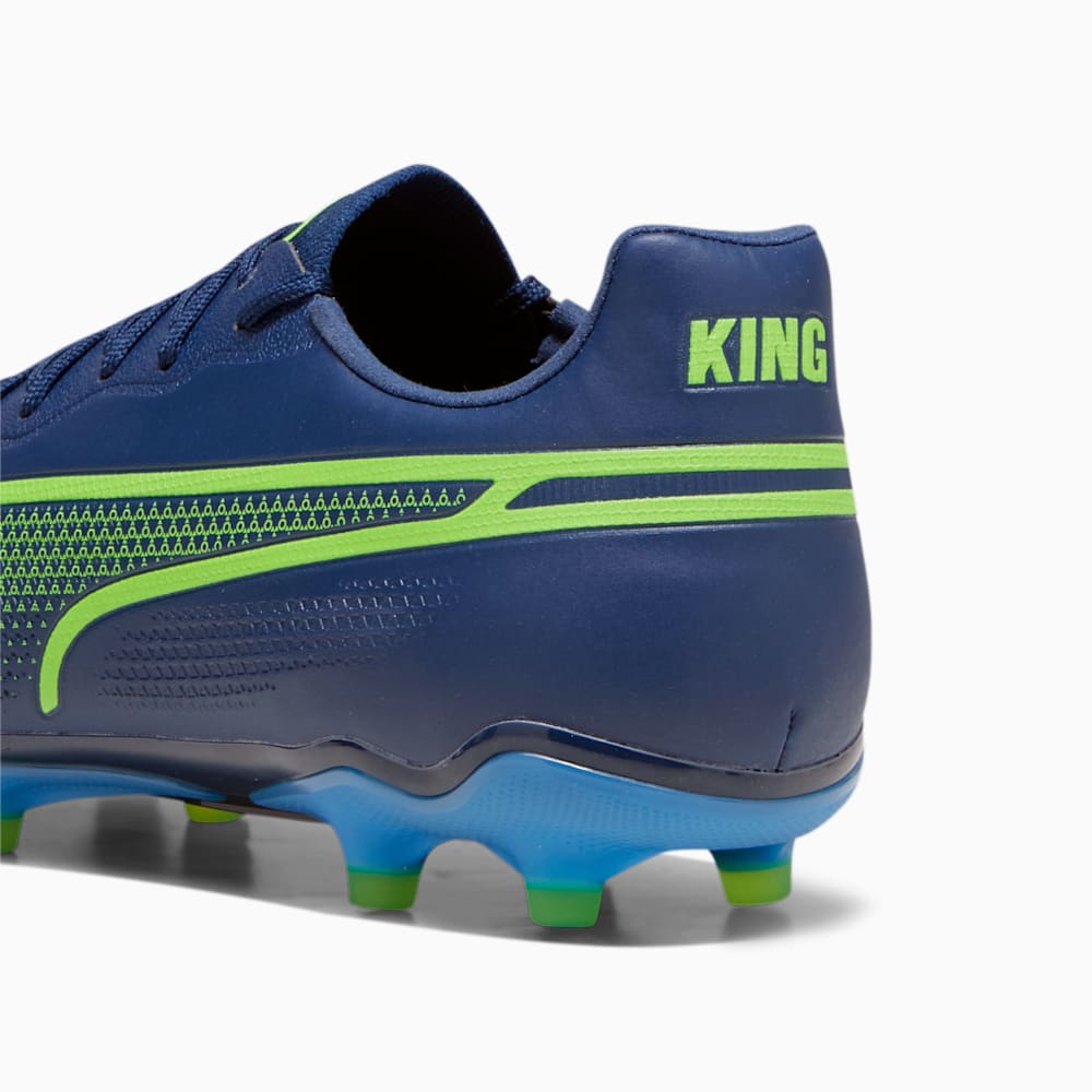 Puma KING PRO FG/AG Soccer Cleats - Persian Blue-Pro Green-Ultra Blue