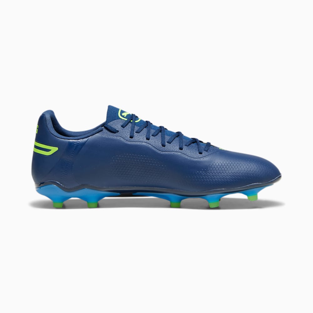 Puma KING PRO FG/AG Soccer Cleats - Persian Blue-Pro Green-Ultra Blue