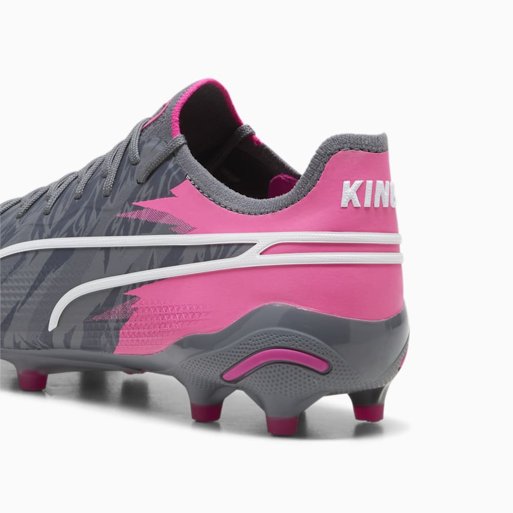 Puma KING ULTIMATE RUSH FG/AG Soccer Cleats - Cool Dark Gray-Strong Gray-Ravish