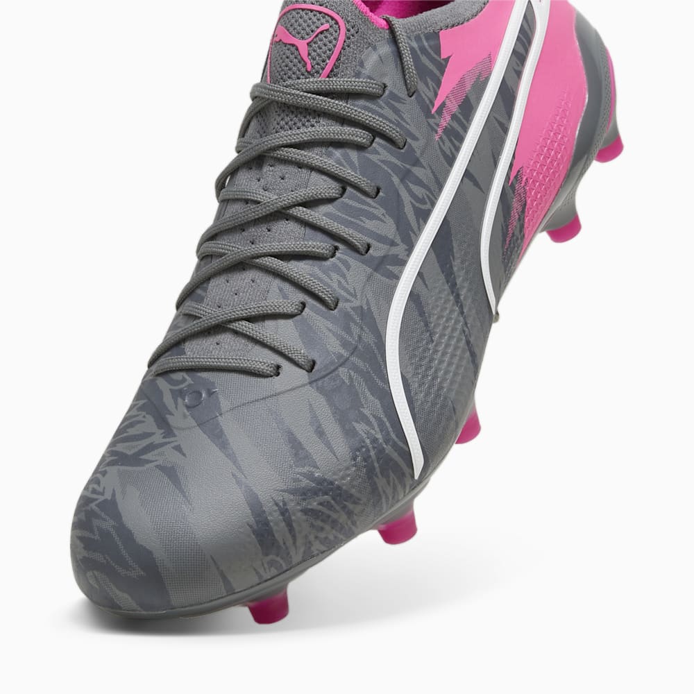 Puma KING ULTIMATE RUSH FG/AG Soccer Cleats - Cool Dark Gray-Strong Gray-Ravish