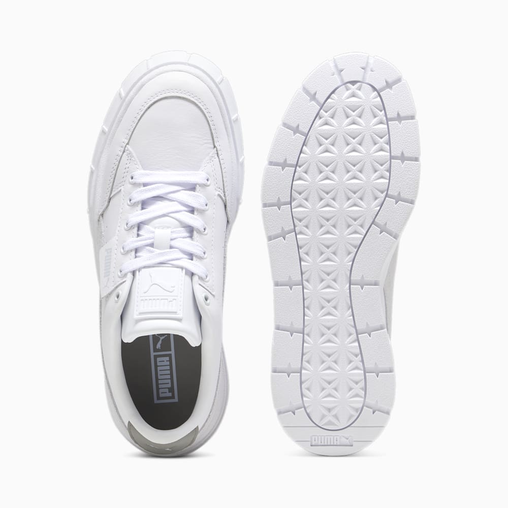 Puma Mayze Stack Sneakers - White-Stormy Slate