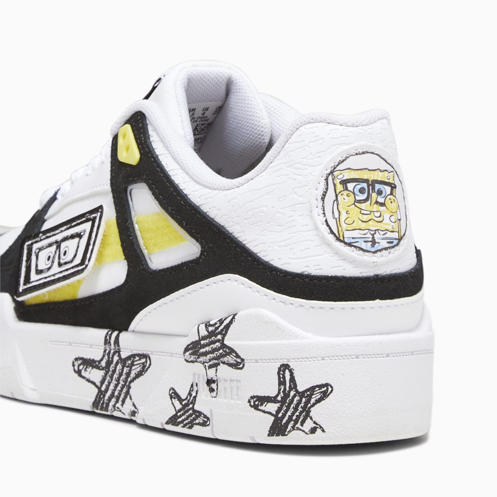 Puma PUMA x SPONGEBOB SQUAREPANTS Slipstream Big Kids Sneakers - White-Black