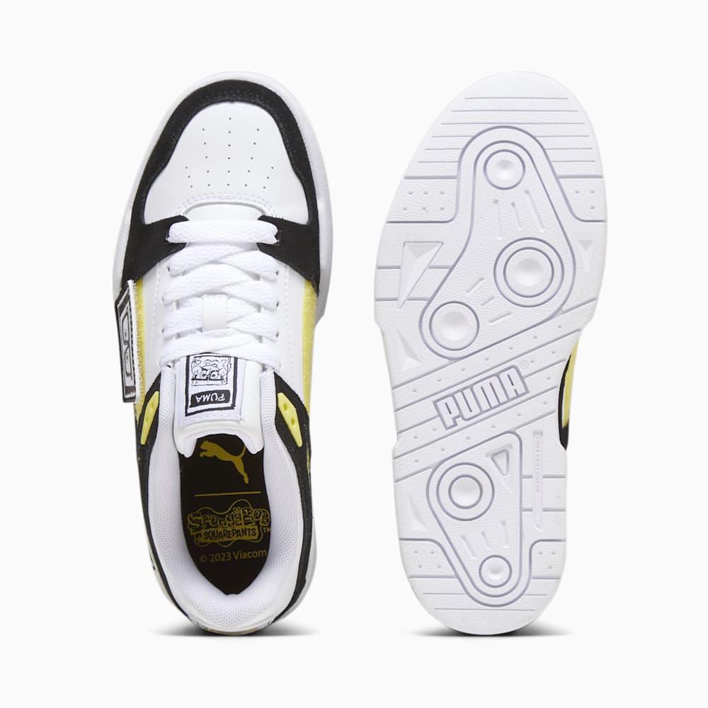 Puma PUMA x SPONGEBOB SQUAREPANTS Slipstream Big Kids Sneakers - White-Black