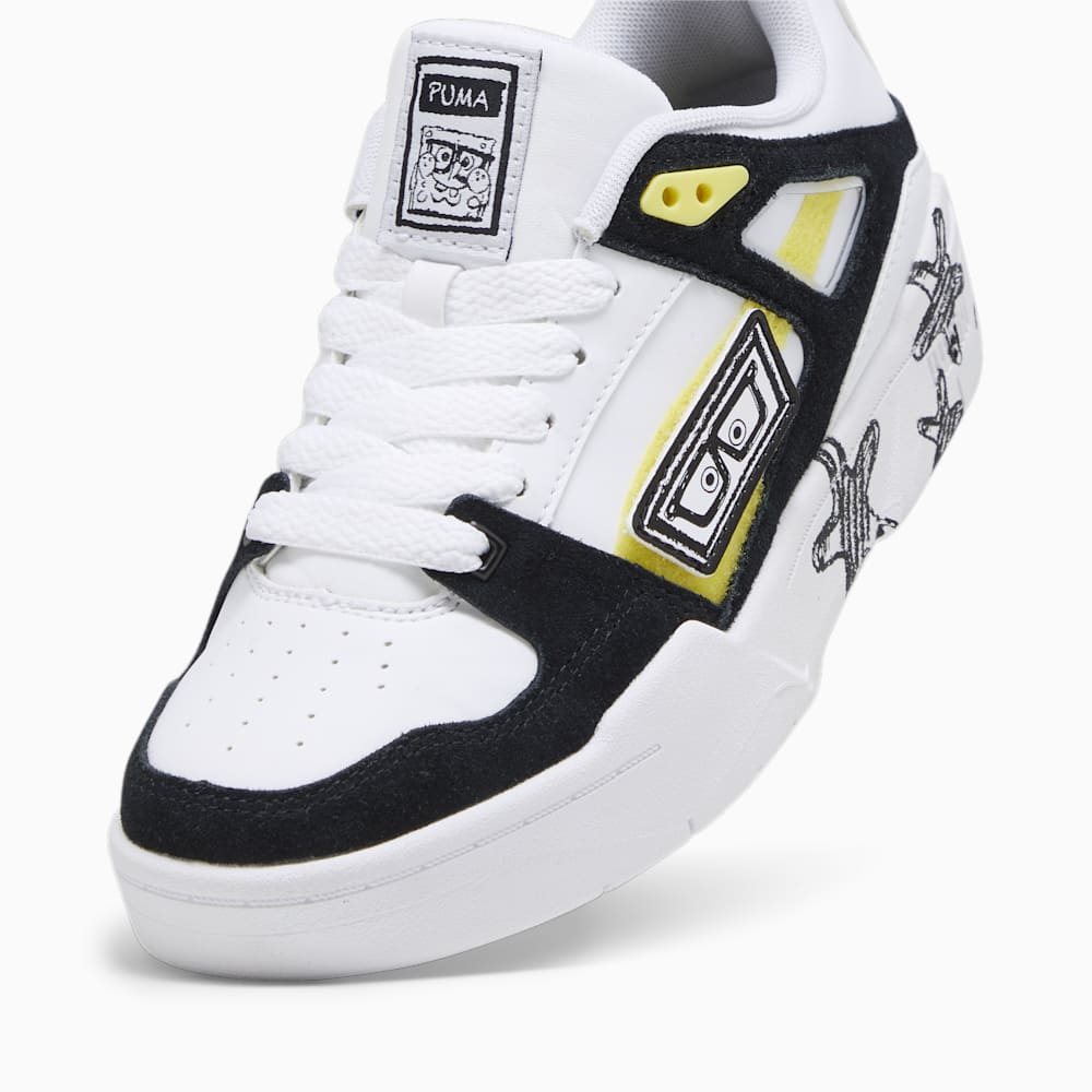 Puma PUMA x SPONGEBOB SQUAREPANTS Slipstream Big Kids Sneakers - White-Black