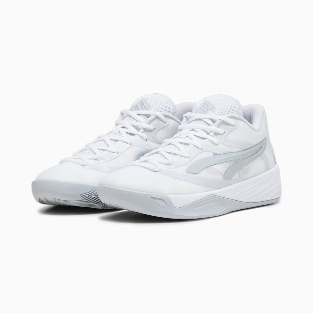 Puma STEWIE x TEAM Stewie 2 Basketball Shoes - White-Platinum Gray