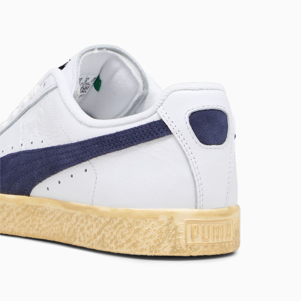 Puma Clyde Vintage Sneakers - White-Navy