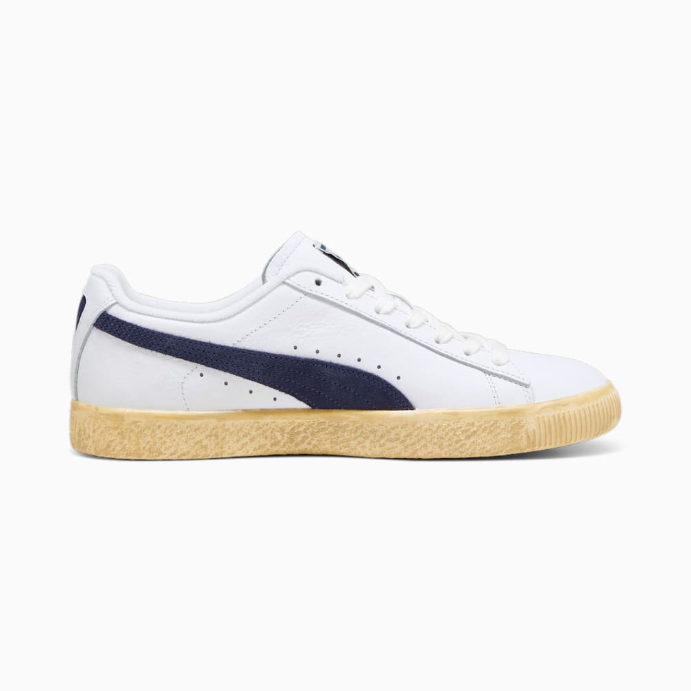 Puma Clyde Vintage Sneakers - White-Navy