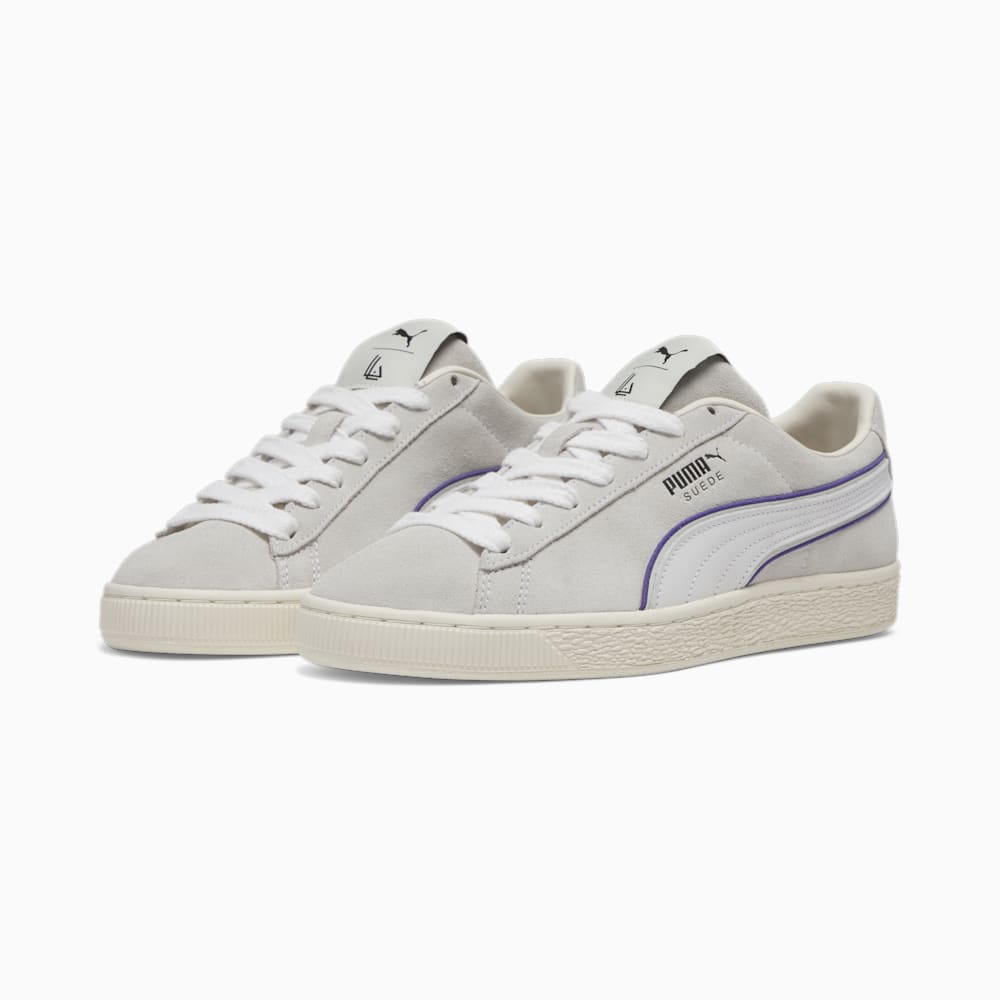 Puma x LAUREN LONDON Suede Sneakers - White-White