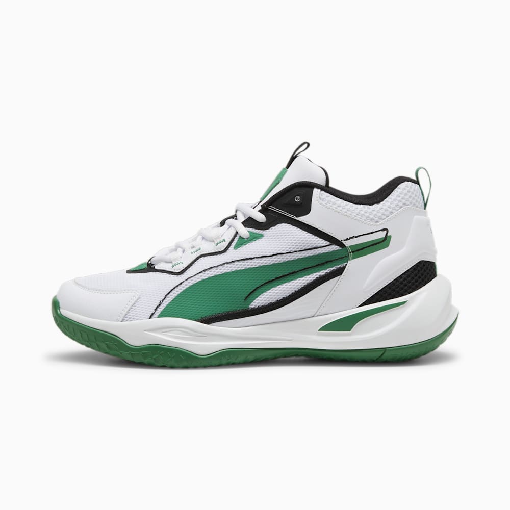 Puma Playmaker Sneakers - White-Archive Green-Black