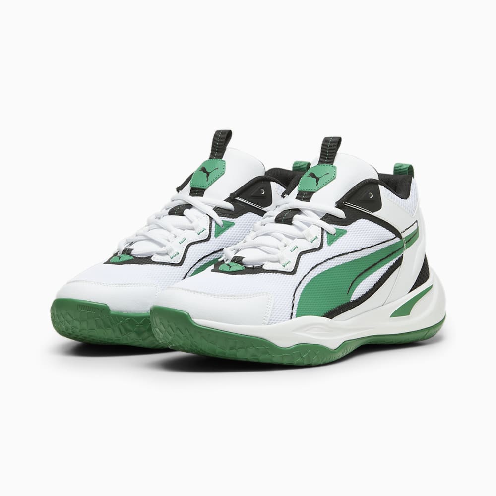 Puma Playmaker Sneakers - White-Archive Green-Black