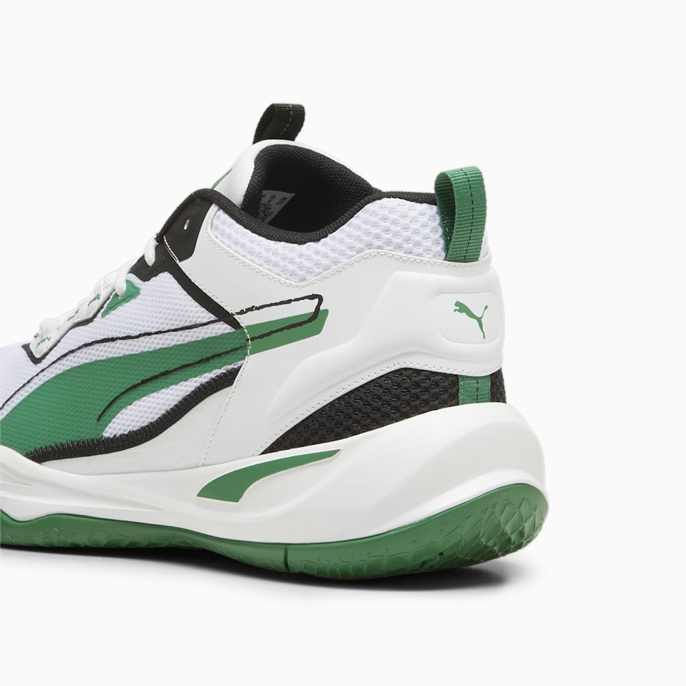 Puma Playmaker Sneakers - White-Archive Green-Black