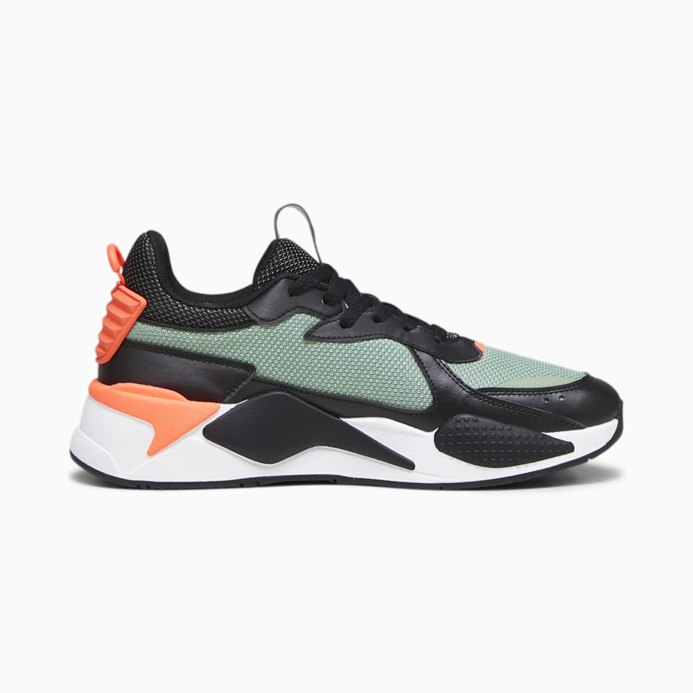 Puma Mercedes AMG-Petronas F1® RS-X Motorsport Shoes - Black-Dusty Green-Neon Sun