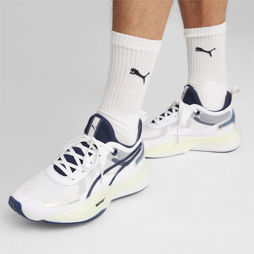 Puma PWR NITRO™ Squared Training Shoes - White-Club Navy