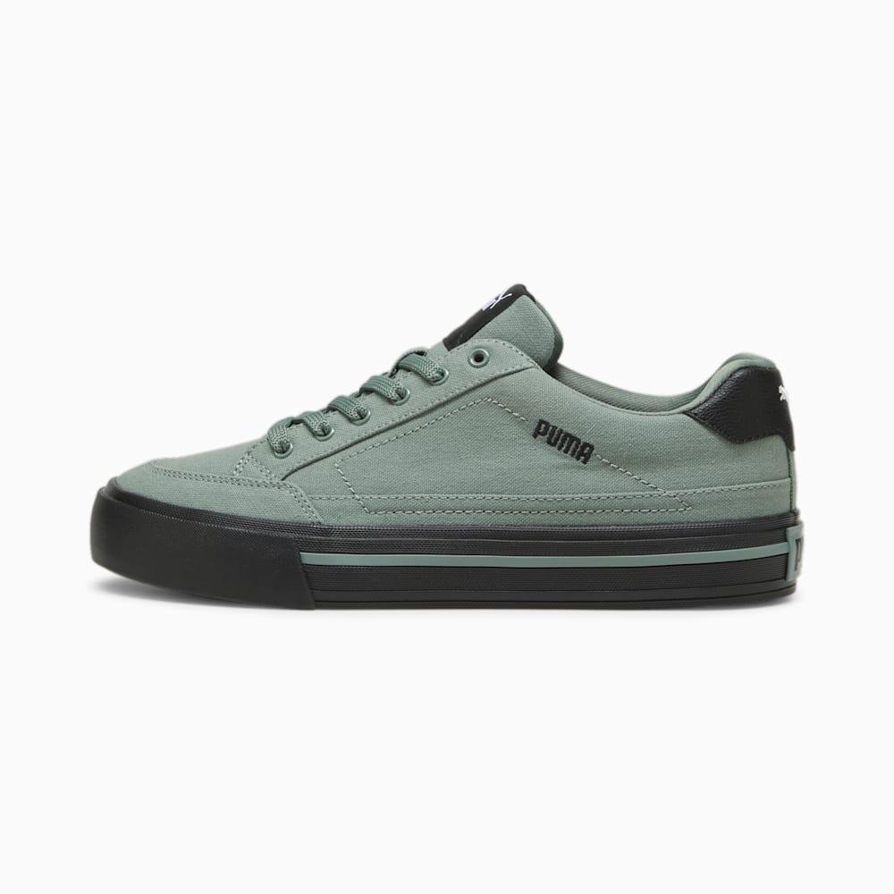 Puma Court Classic Vulc Unisex Sneakers - Eucalyptus-Black-White