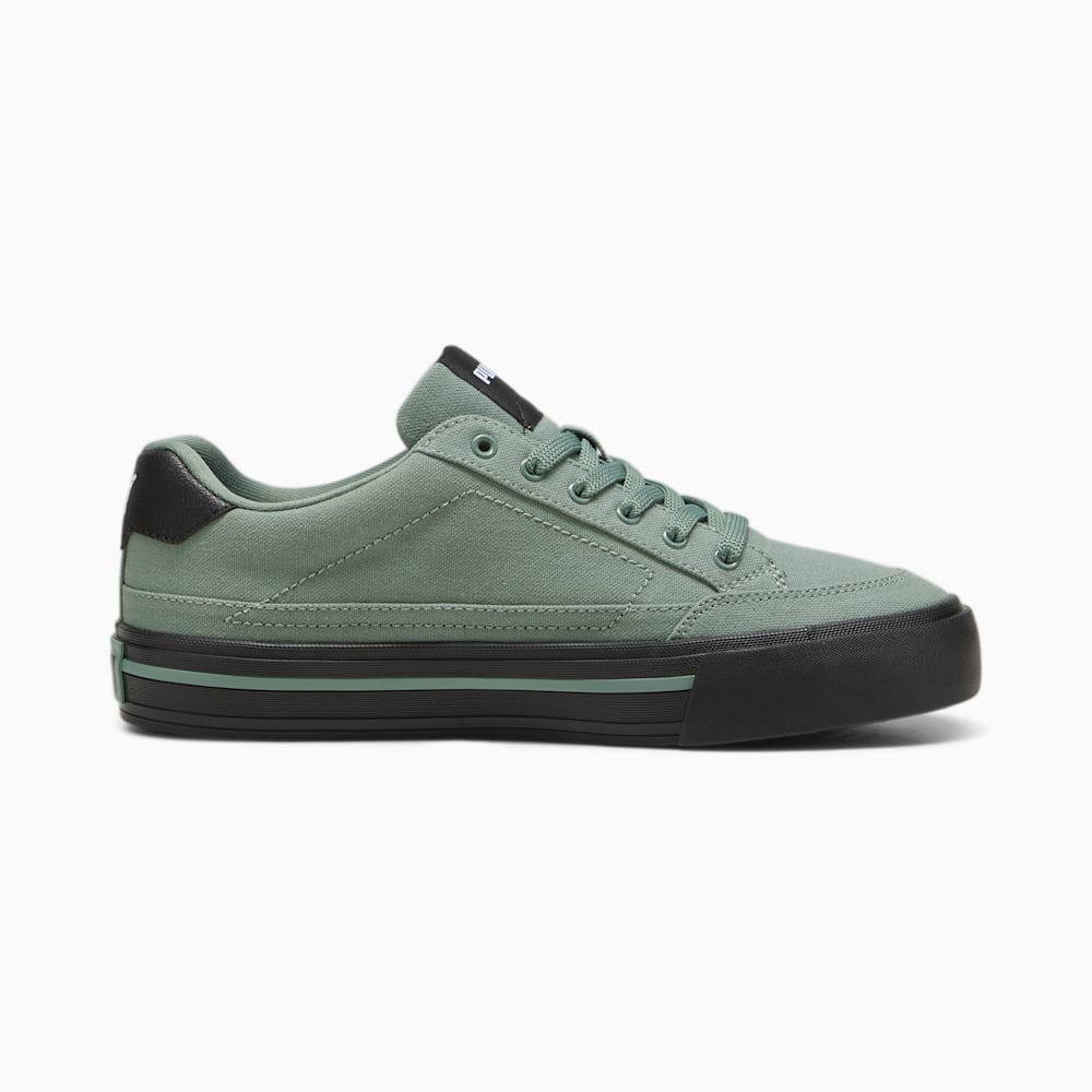 Puma Court Classic Vulc Unisex Sneakers - Eucalyptus-Black-White