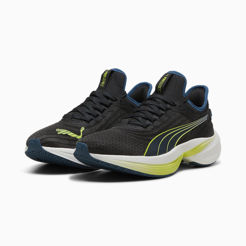 Puma Conduct Pro Running Shoe - Black-Ocean Tropic-Feather Gray